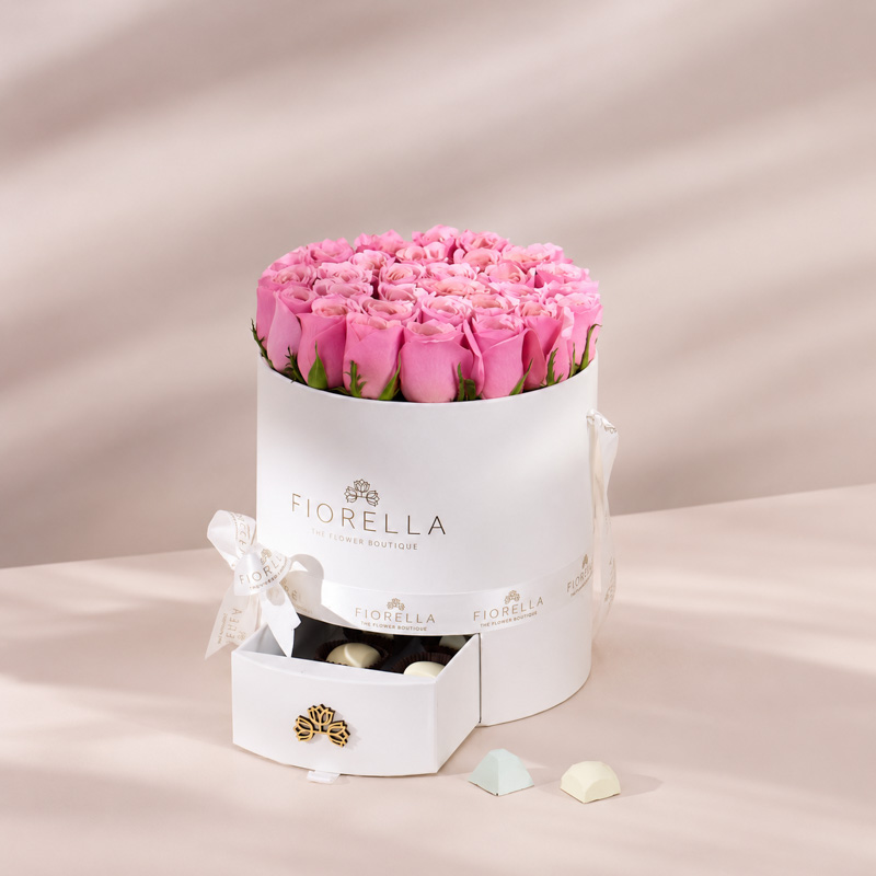  THE ROSES ROUND BOX